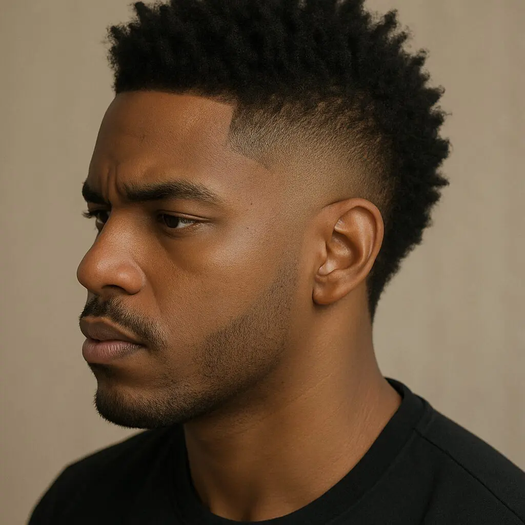 burst fade haircut