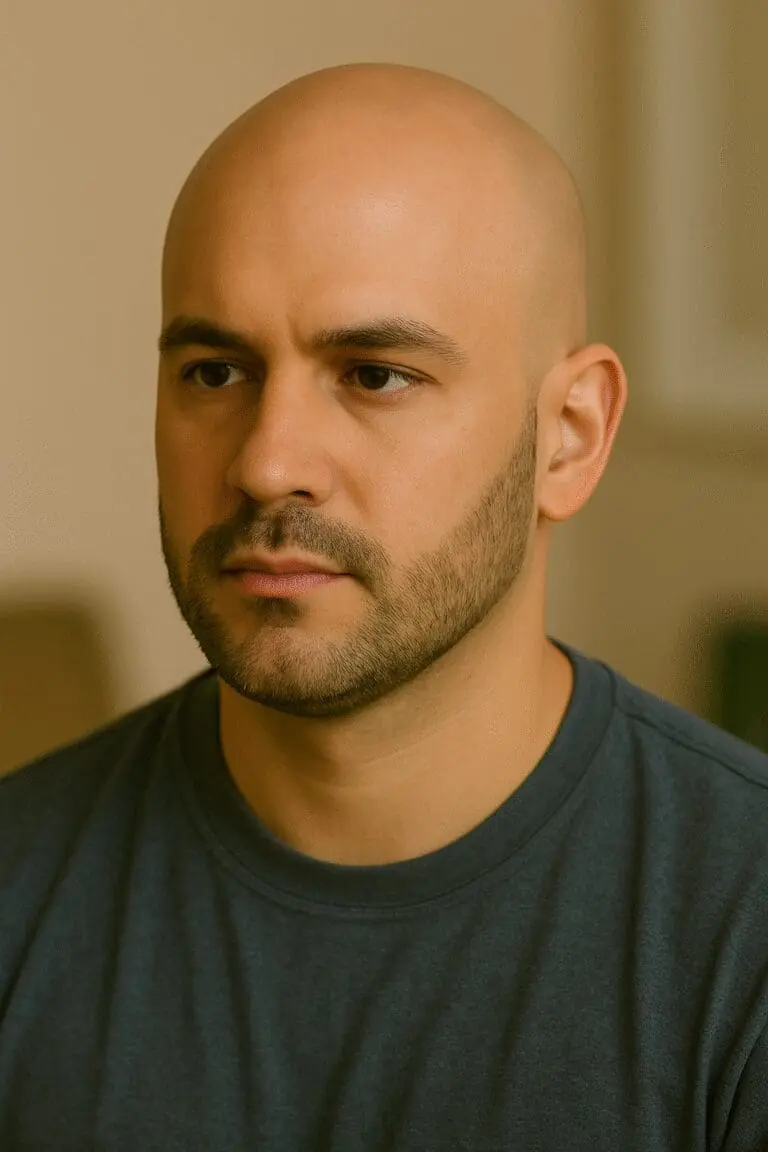 Bald Head With Beard