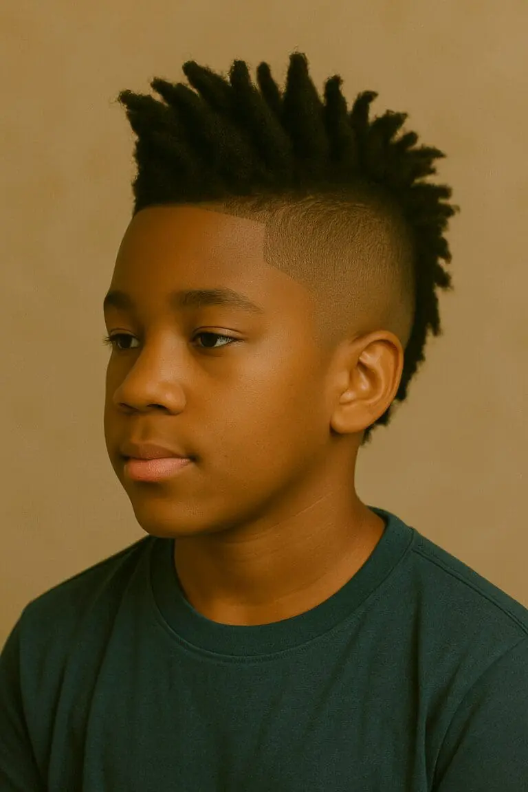 Kid With A Mohawk Haircut