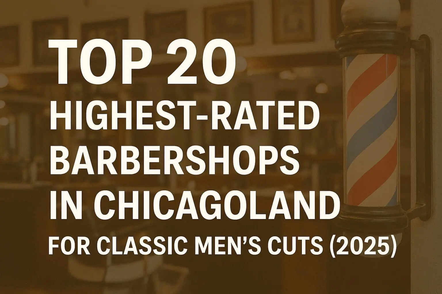 Read more about the article Top 20 Highest-Rated Traditional Barbershops in Chicagoland (2025)