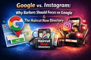 Google vs Instagram for barber success