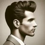 man with pompadour haircut