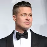 straight and brushed back hairstyle