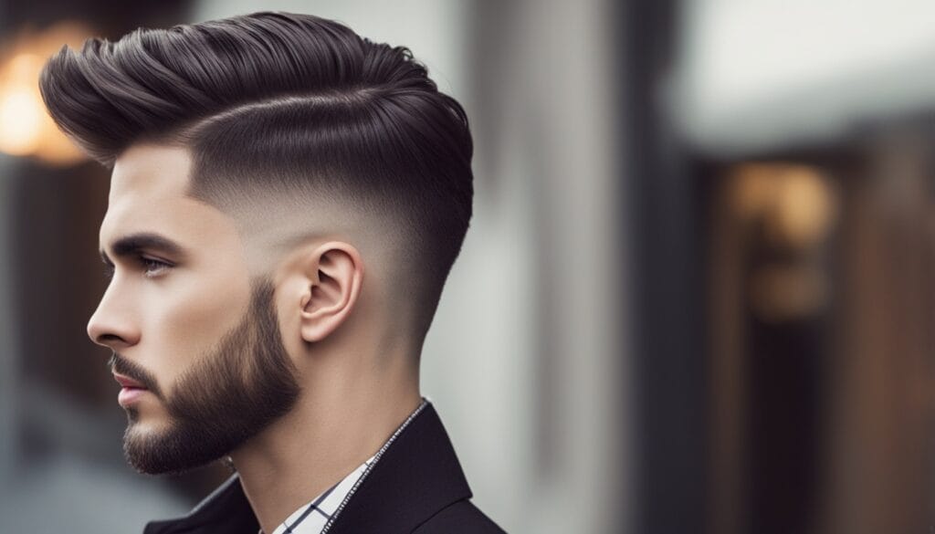 men's blowout taper haircut