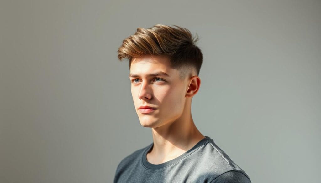 blowout taper haircut