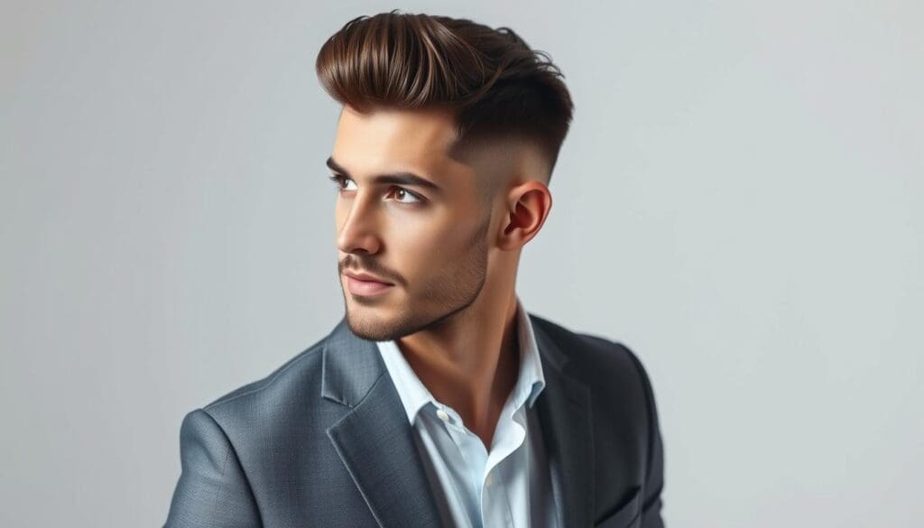 mid fade for professional and casual settings