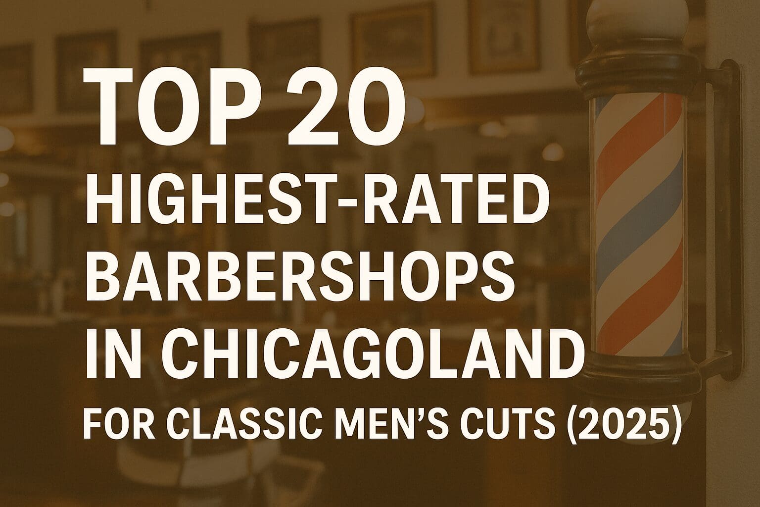 Read more about the article Top 20 Highest-Rated Traditional Barbershops in Chicagoland (2025)