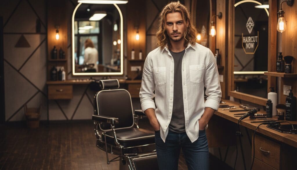 long hair styles for men