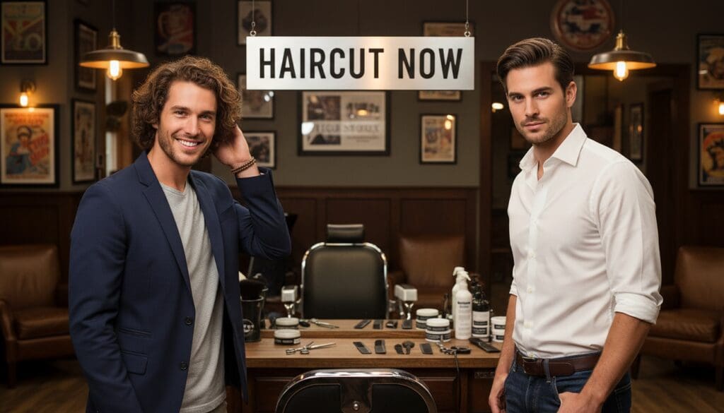 mens haircuts medium length