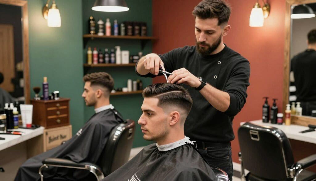 professional men's haircuts