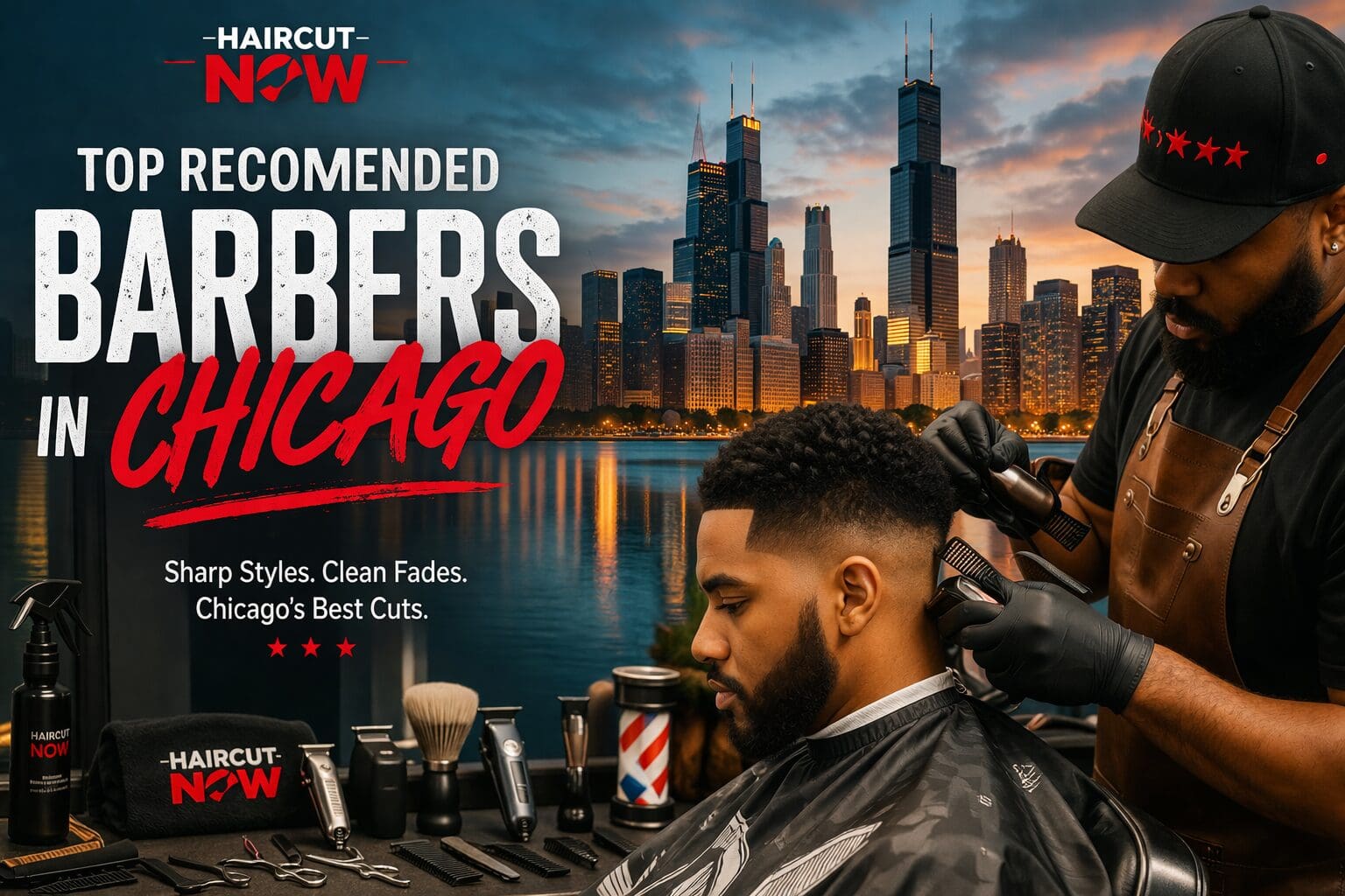 Read more about the article Haircut Now’s Top Recommended Barbers in Chicago for Black Men’s Haircut Styles